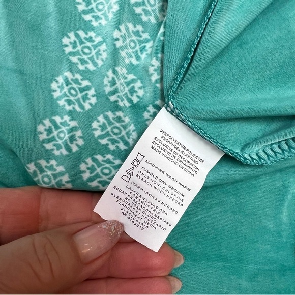 NWT Just Love Green V-Neck Wrap Maxi Dress Size 2X - Picture 12 of 13